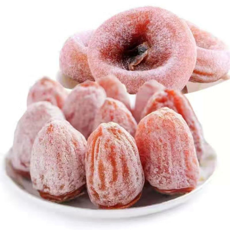 【产地销】新鲜柿饼霜降柿饼吊柿子饼柿饼子批发商用包邮