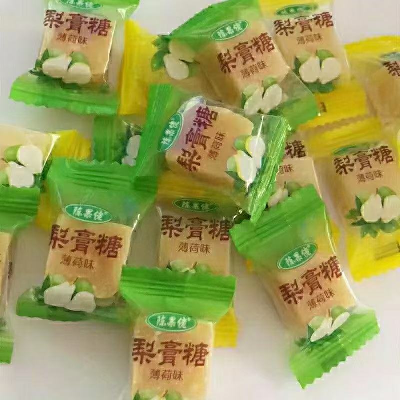 梨膏糖罗汉果糖清凉可口火爆产品