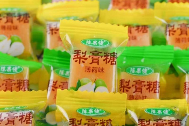 梨膏糖罗汉果糖清凉可口火爆产品