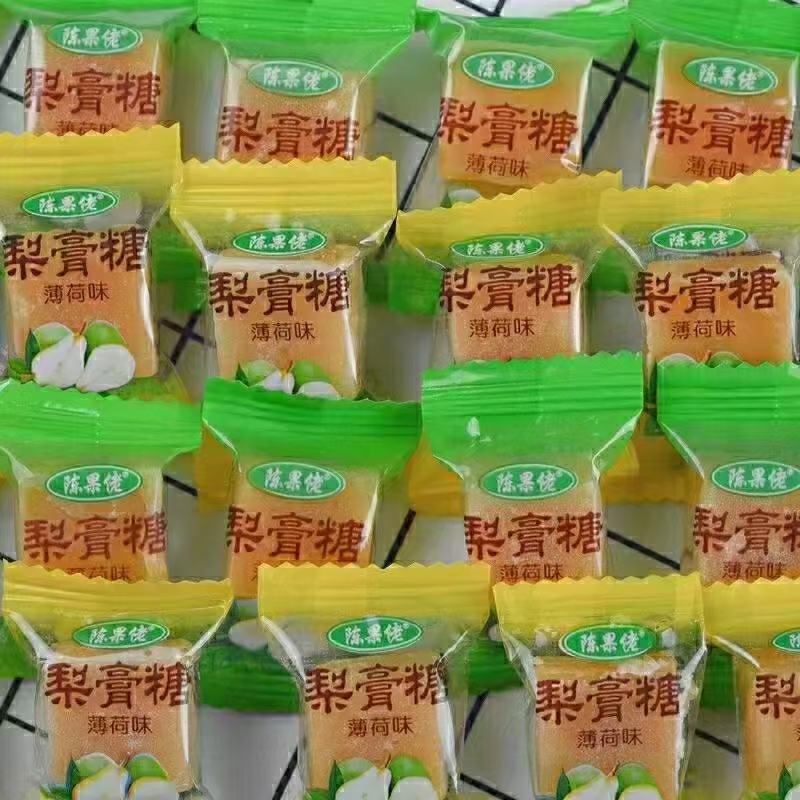 梨膏糖罗汉果糖清凉可口火爆产品