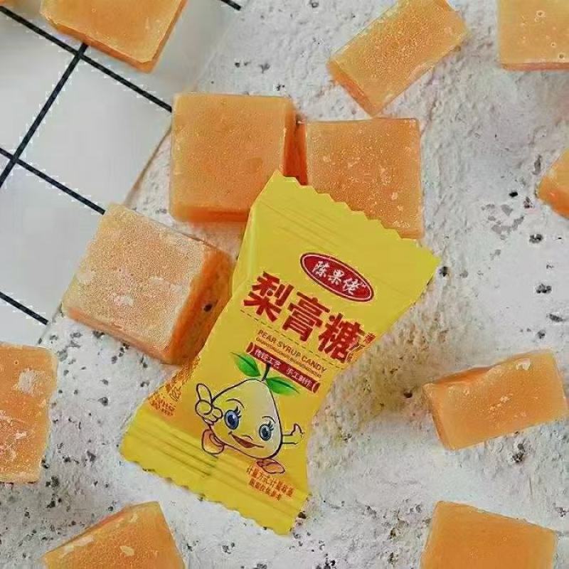 梨膏糖罗汉果糖清凉可口火爆产品