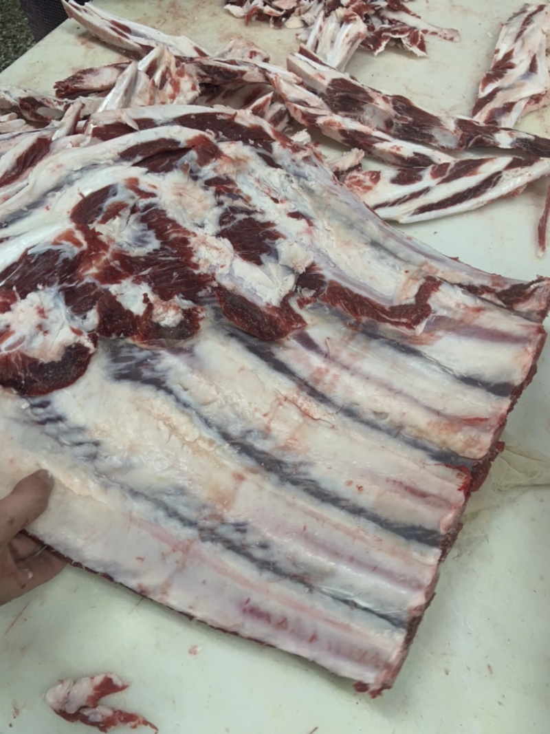 国产纯干带腹肉条排扇牛肋排多肉牛排手续齐全厂家供
