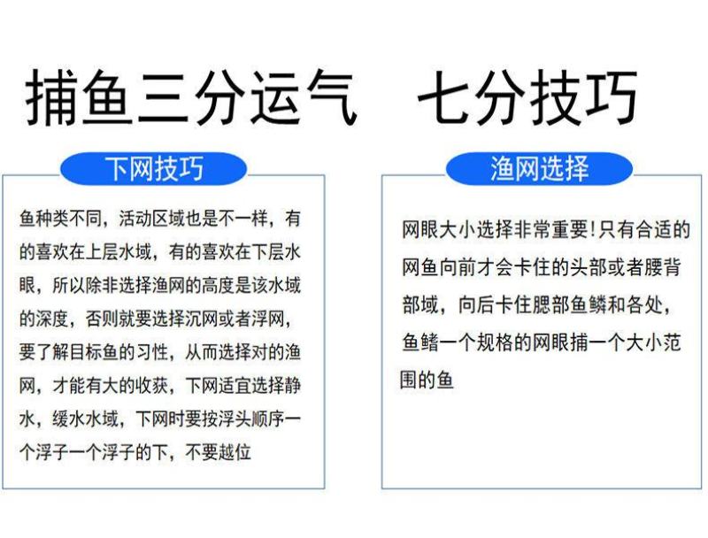 渔网6分7分眼1指白条浮网丝网粘网（特价包邮）