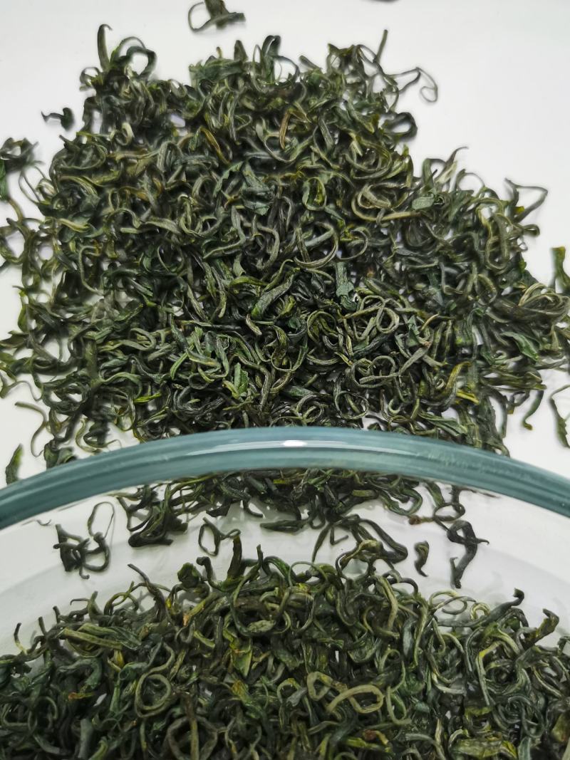恩施富硒绿茶2022清明茶炒青本地品种芭蕉茶叶香浓耐