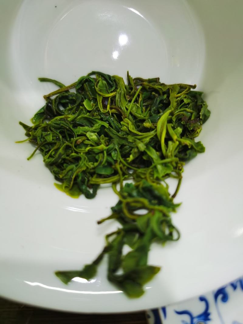恩施富硒绿茶2022清明茶炒青本地品种芭蕉茶叶香浓耐
