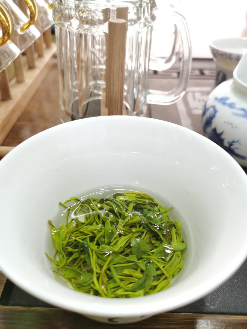 恩施富硒绿茶2022清明茶炒青本地品种芭蕉茶叶香浓耐