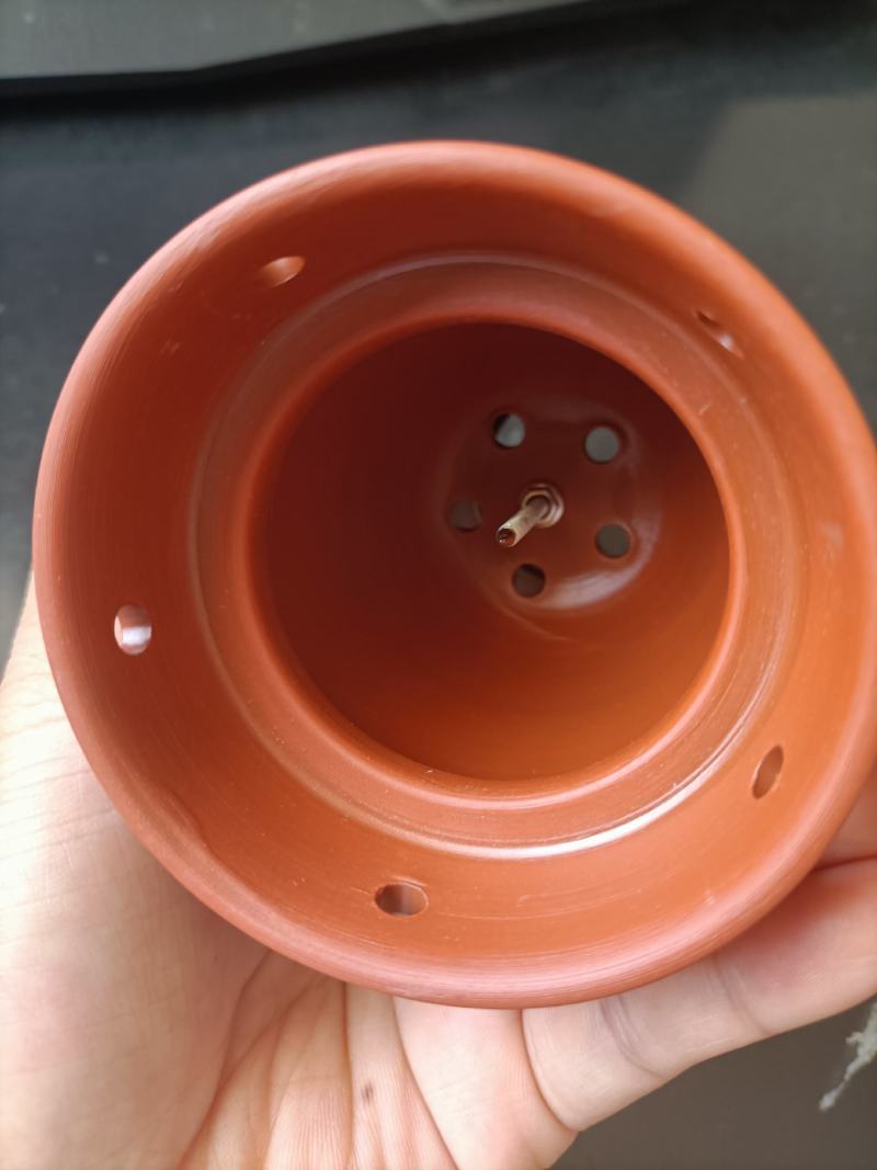 紫砂艾灸罐陶瓷杯艾灸刮痧
