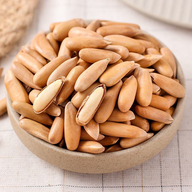 【一件代发】手剥松子新货巴西松子零食长粒袋装坚果松子颗粒