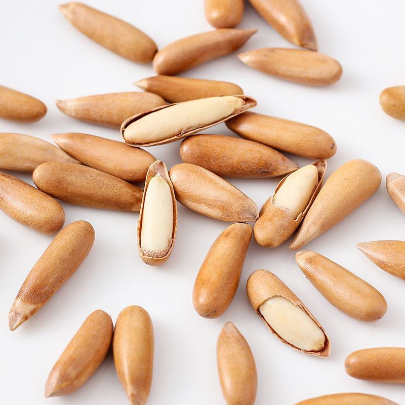 【一件代发】手剥松子新货巴西松子零食长粒袋装坚果松子颗粒