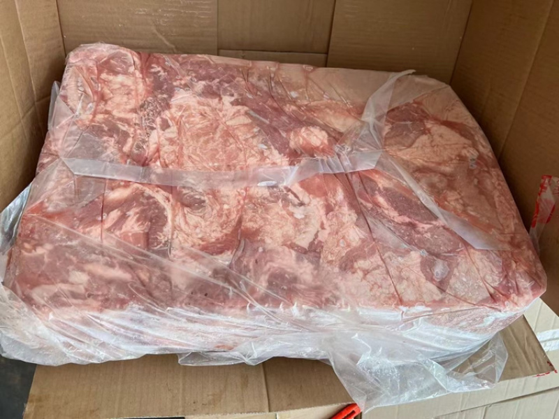 冷冻牛腩肋条腩带筋膜大板50斤一件