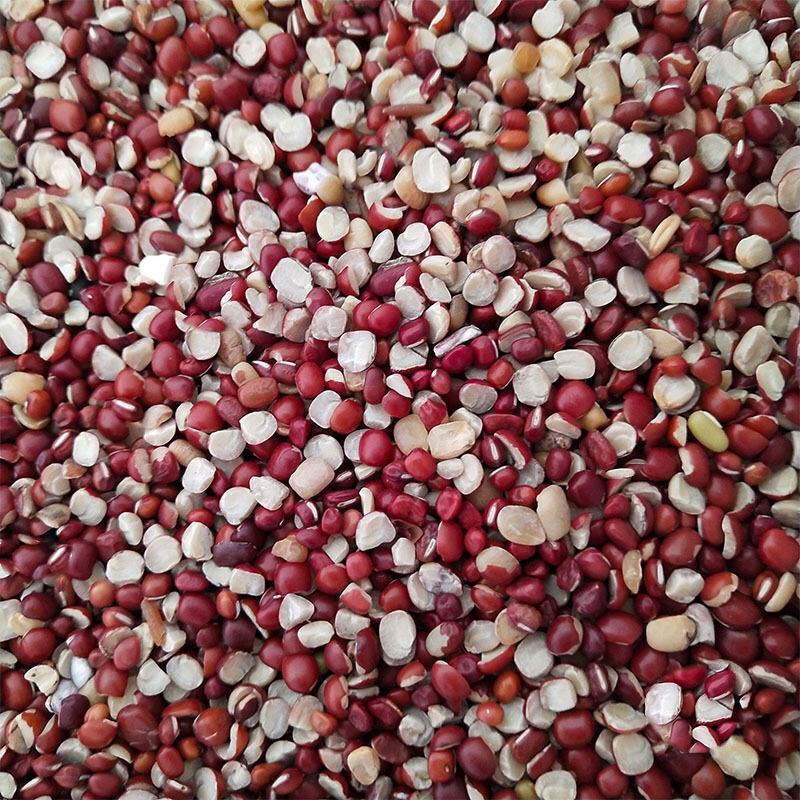 红豆碎瓣红豆掰豆沙原料红小豆食品原料大量批发