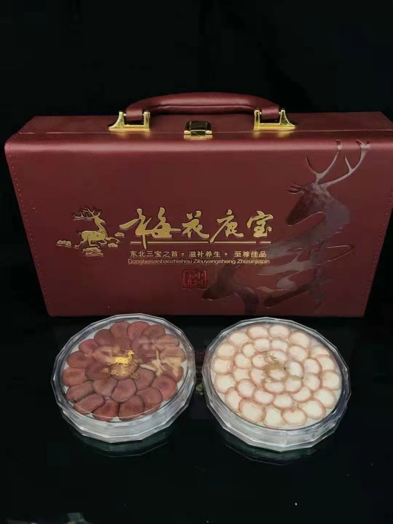 长白山鹿茸片+鹿鞭片礼盒干鹿茸东北纯正源头批发直销一件代