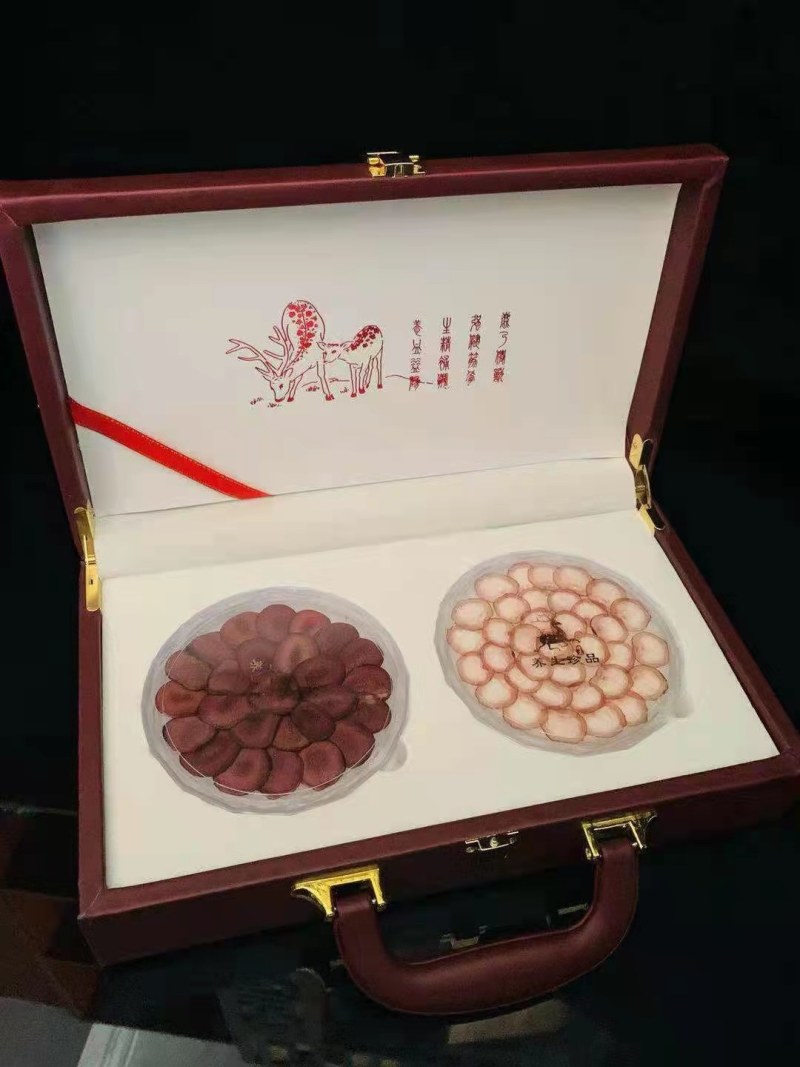 长白山鹿茸片+鹿鞭片礼盒干鹿茸东北纯正源头批发直销一件代
