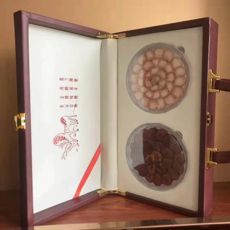 长白山鹿茸片+鹿鞭片礼盒干鹿茸东北纯正源头批发直销一件代