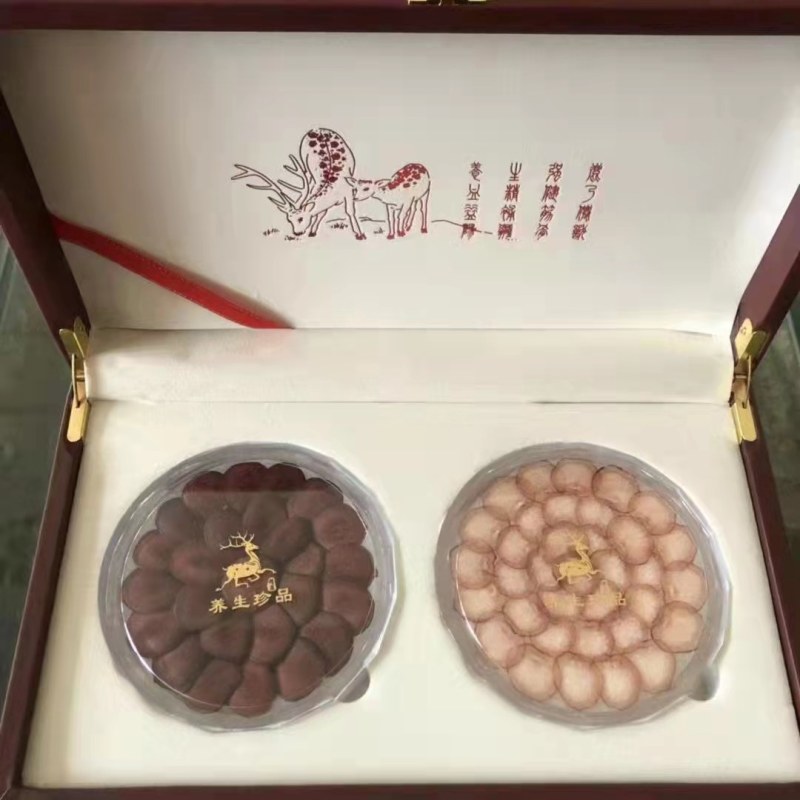 长白山鹿茸片+鹿鞭片礼盒干鹿茸东北纯正源头批发直销一件代