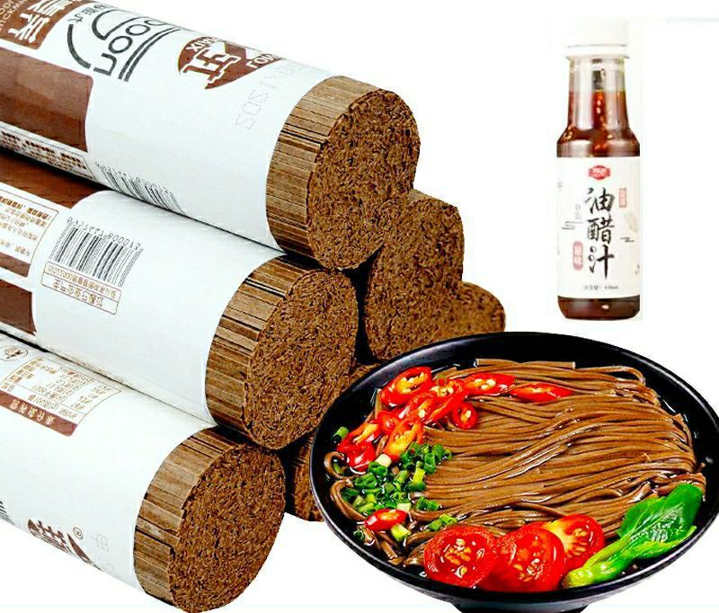 农家荞麦面条黑荞麦挂面速食代餐粗粮食品健康更美味