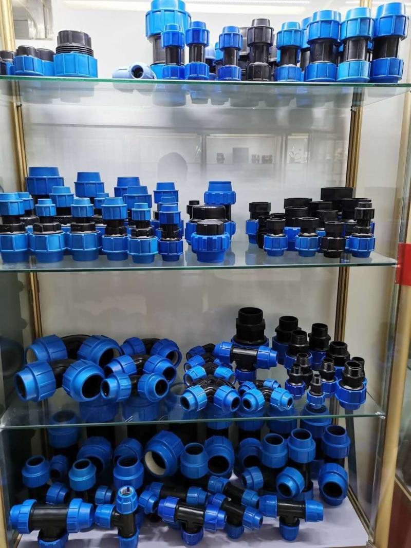 PE管快接管件快接正三通同径三通外连管件阀门