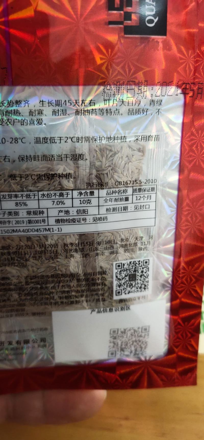 生菜种子全年耐抽苔抗病耐热耐寒45天左右