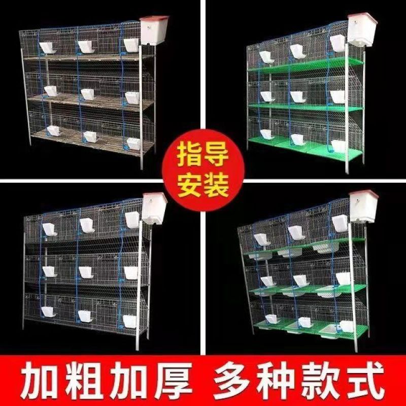 加粗加密兔笼种兔笼商品笼加粗12位9位免清粪母兔笼