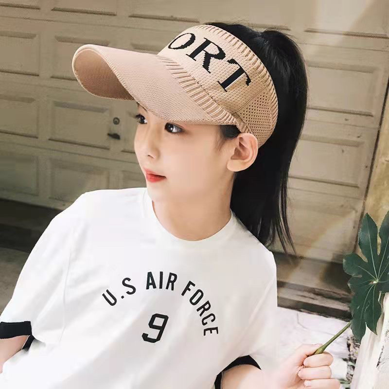 帽子女夏秋季空顶遮阳帽防晒百搭鸭舌帽骑车运动透气防紫外批