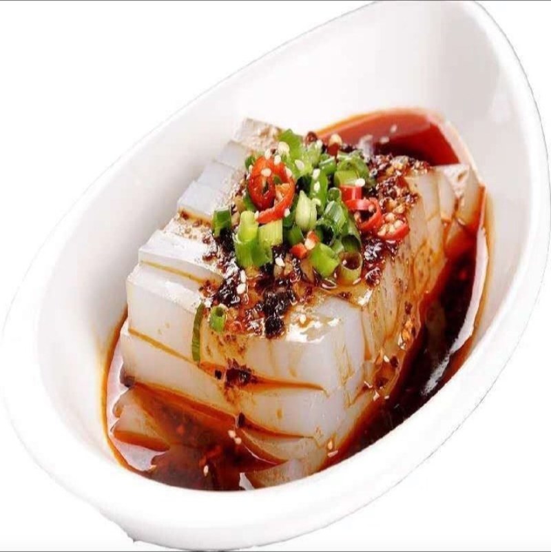 绿豆淀粉凉粉，传统酸浆提取淀粉，保留了绿豆淀粉的特性