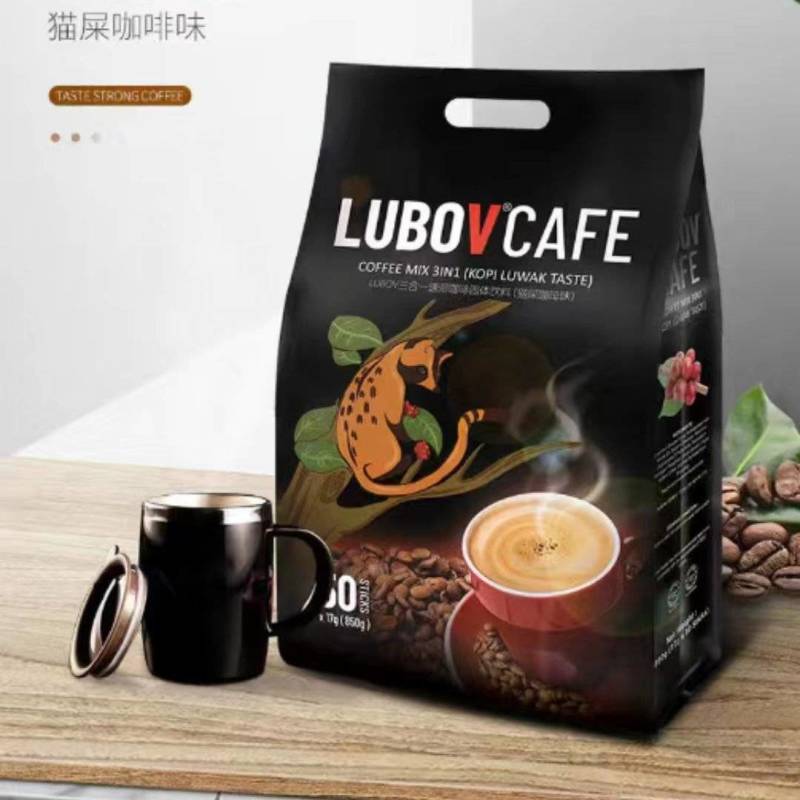 猫屎咖啡进口食品马来西亚三合一咖啡速溶咖啡
