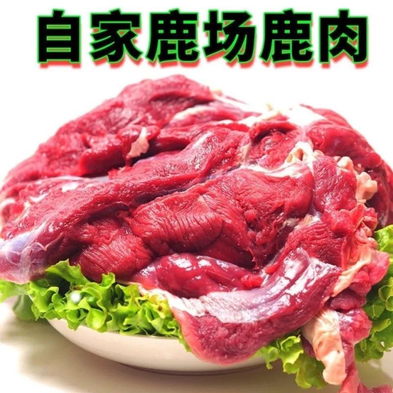 5斤新鲜鹿肉现杀梅花鹿肉大块肉新鲜梅鲜鹿蹄筋冷冻保鲜鹿
