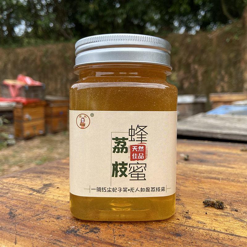 【产地销】荔枝花蜜蜂场直售峰蜜土蜂蜜批发荔枝蜜