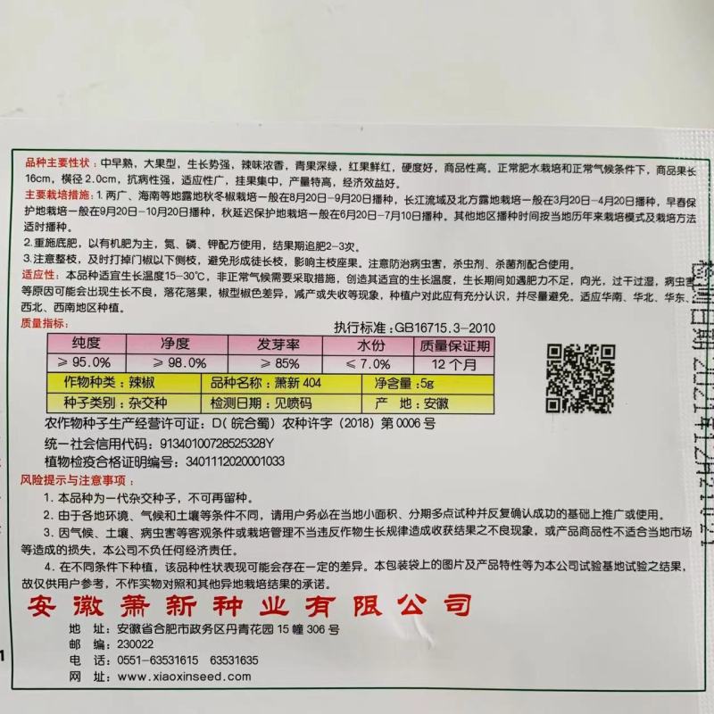 基地专用美人辣萧新404美人椒种子大果型辣味浓香青红椒