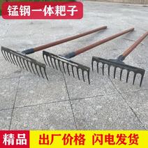 农用翻土松土耙子平地铁耙子九齿钉耙搂草搂地开荒工具园艺钢