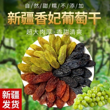 包邮新货新疆特产吐鲁番葡萄干特大个绿香妃一件代发量大优惠