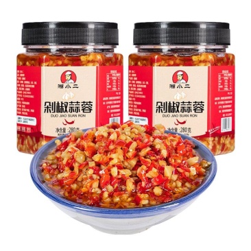 【剁椒蒜蓉】280g/瓶家用商用通品蒜蓉颗粒全渠道招商