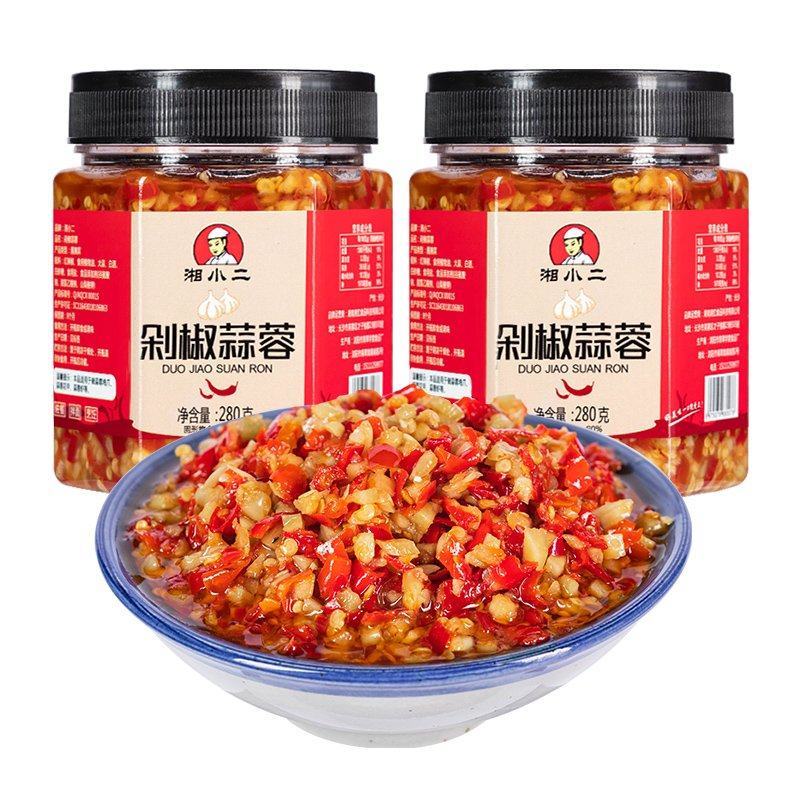 【剁椒蒜蓉】280g/瓶家用商用通品蒜蓉颗粒全渠道招商