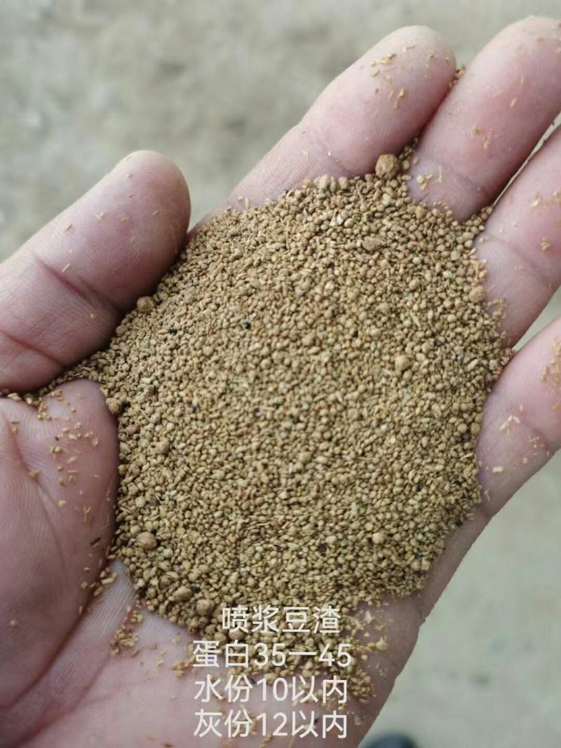 喷浆豆渣蛋白35-45，水分10，灰分12以下