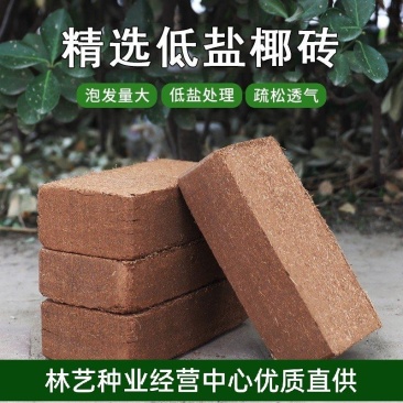 椰砖营养土脱盐种植椰壳通用型养花阳台种菜土壤大块耶砖椰糠