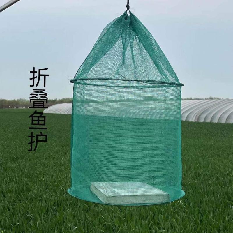 养鱼鱼护吊笼折叠鱼护鱼网兜养鱼龙虾泥鳅螃蟹黄鳝网箱存鱼