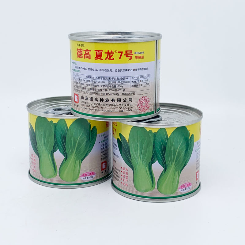 夏龙7号耐热青梗菜种子耐湿抗病20-40天采收原装