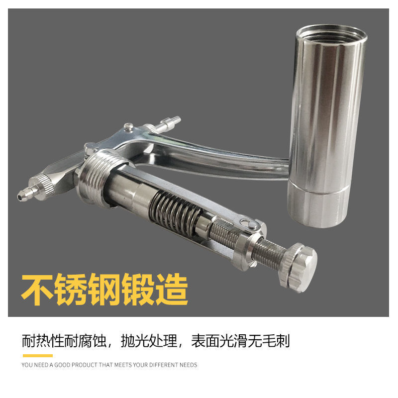 连续K型0.2-2ml可调注射疫苗器注射器鸡鸭猪用不锈钢