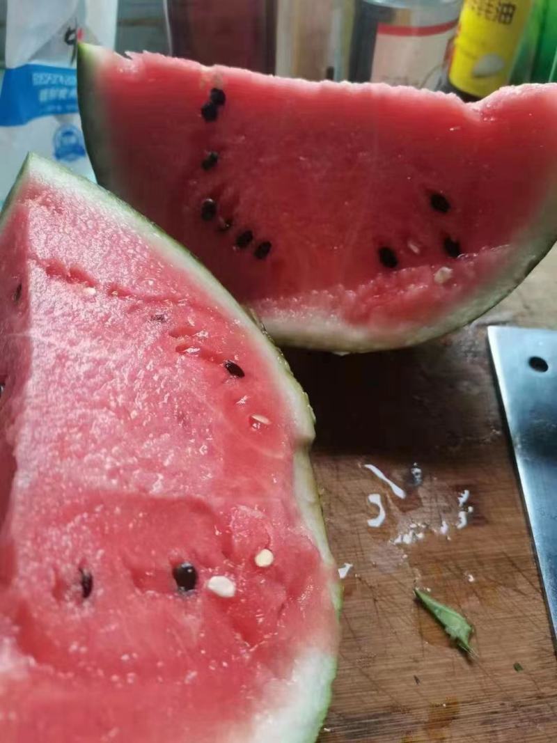 邯郸精品西瓜大量有货皮薄肉厚多汁甘甜有需要的联系我