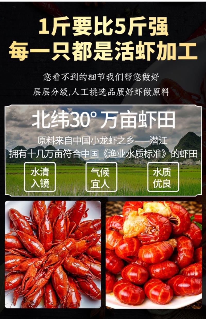 即食龙虾尾250g航空铝盒包装（产季新货）