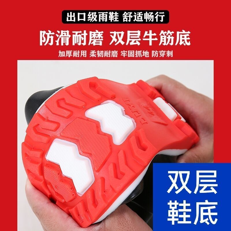 加厚下水裤耐磨防水半身雨裤牛筋底皮叉裤全身一体捕鱼下水衣