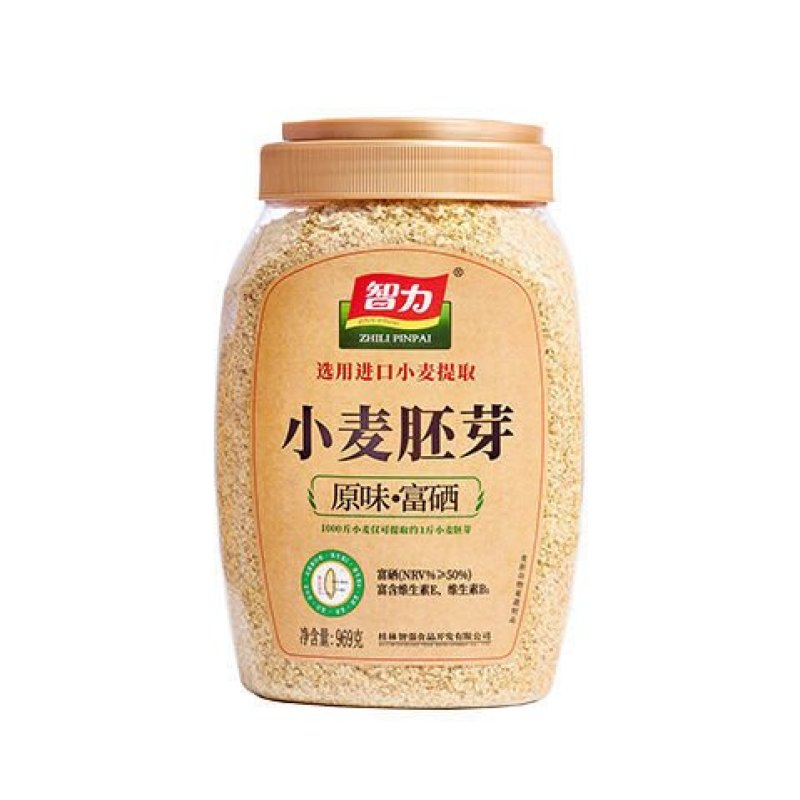 小麦胚芽粉900g罐装无蔗糖原味富硒营养早餐食品即食冲