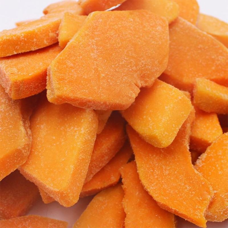 厂家供应速冻南瓜冷冻南瓜块速冻蔬菜南瓜泥原料有现货