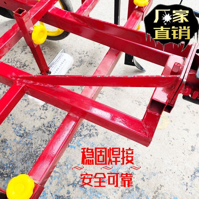 新款考烟盖地膜机红薯土豆铺地膜机高隆两用型高低宽窄覆膜机