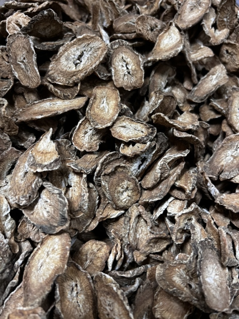 牛蒡根又名牛菜、恶实根中药用、泡茶专用无硫水洗干净。