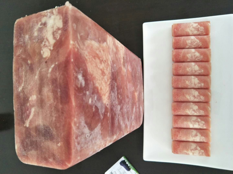 鸭肉砖、鸭肉卷、适合火锅店自助餐。**好用哦