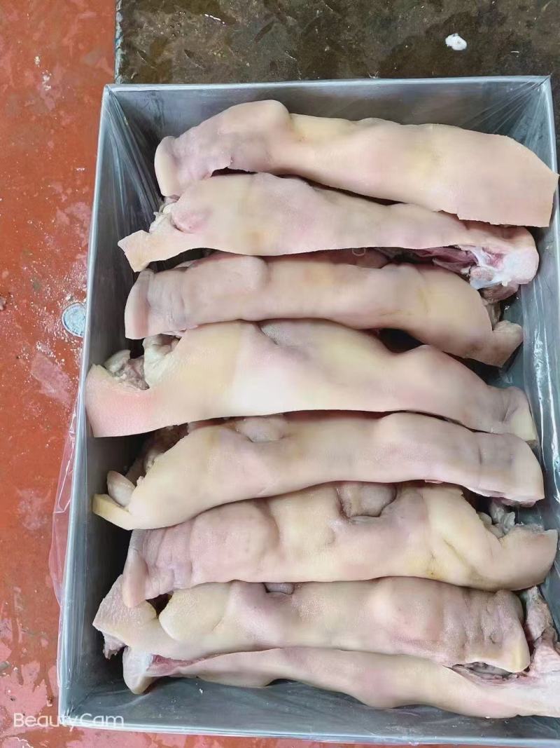 白水无骨猪头肉，八成熟一件20斤价格美丽厂家批发