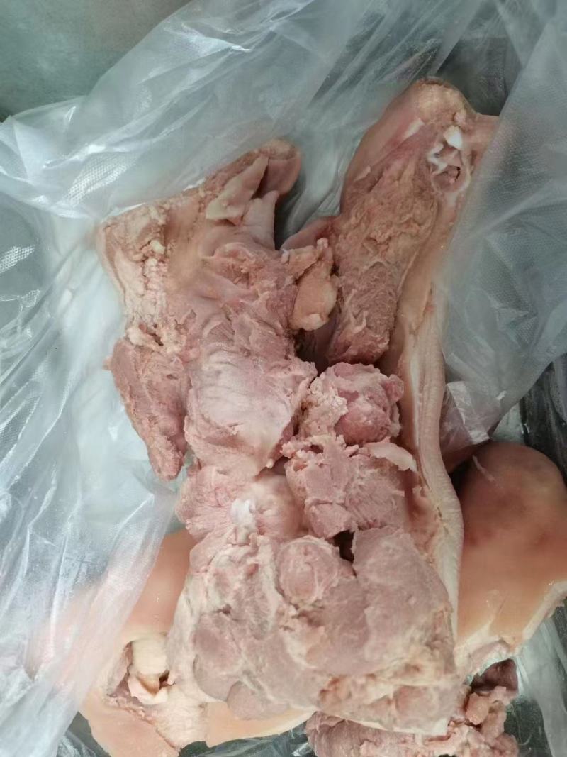白水无骨猪头肉，八成熟一件20斤价格美丽厂家批发