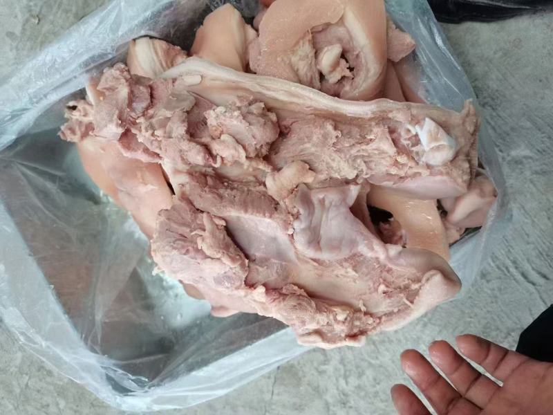 白水无骨猪头肉，八成熟一件20斤价格美丽厂家批发