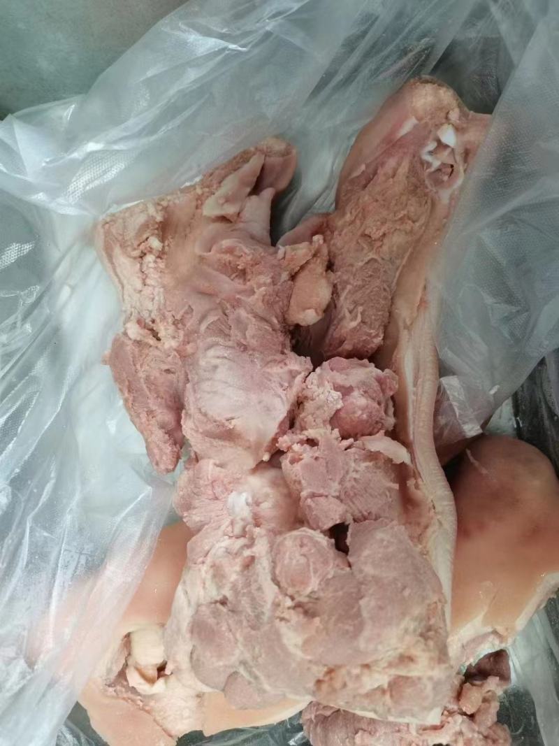 白水无骨猪头肉，八成熟一件20斤价格美丽厂家批发